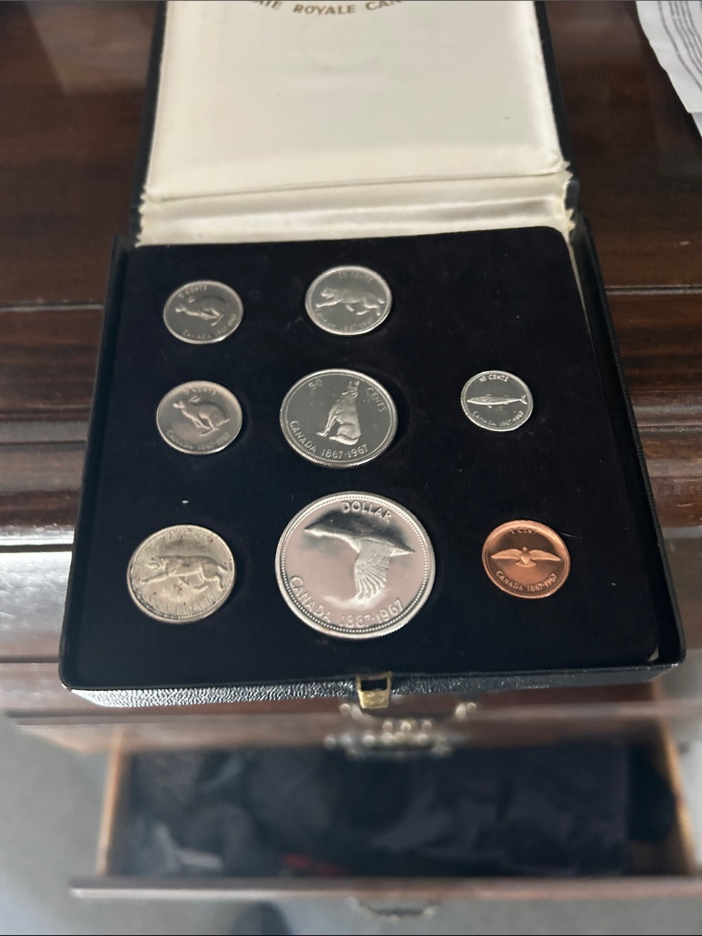 Canadian Coin Set in Silver and Copper Tones